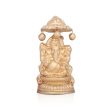 Ganesh Murti with Urli - 6.5 x 9 Inches | 5 Diya Lamp  Vinayagar Statue with Urli for Pooja Online Sale