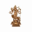 Radha Durga Murti Standing With Lion - 16 x 8.5 Inches | Panchaloha Statue for Pooja  14.750 Kgs Approx Discount