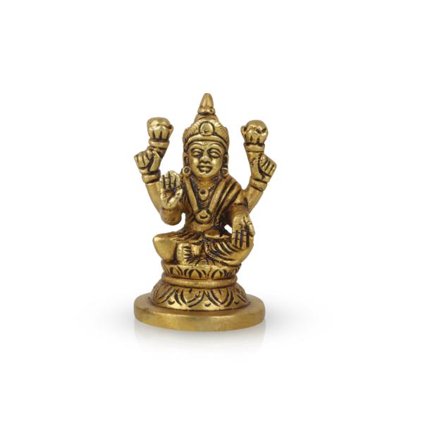 Laxmi Murti  - Goal Base - 2 x 3 Inches | Brass Idol  Lakshmi Idol  Lakshmi Murti  Lakshmi Statue for Pooja Online Hot Sale