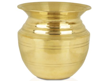 Brass Lota  - 3.25 x 3.25  Inches |  Chombu  Kalash Pot  Kalasam for Pooja Hot on Sale