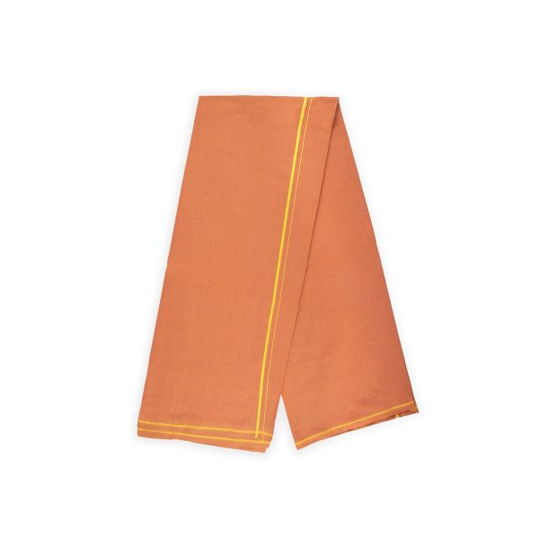 Cotton Veshti - 2 Mtrs | Kambi Karai Border Dhoti  Kavi Colour Vesti for Men Cheap