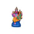 Lakshmi Hayagriva Clay Golu Bommai - 8 x 4 Inches | Giri Golu Doll  Navaratri Golu Bomma Gombe Bommai Fashion