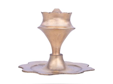 Incense Holder - 1.5 x 5 Inches | Brass Agarbatti Stand  Lotus Design Incense Burner for Pooja  20 Gms Approx Fashion