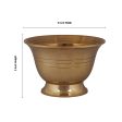 Brass Cup - 2 x 3 Inches | Brass Bowl  Brass Vessel  Small Brass Bowl for Pooja For Discount