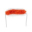 Artificial Flower - 9 Inches | Patti Veni Hair Flower  Mogu Design Artificial Gajra for Deity Decor For Cheap