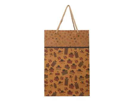 Paper Bag - 7 x 10 x 3.5 Inches | Carry Bag  Gift Bag  Gift Paper Bag for Shopping For Sale