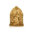 Radha Krishna Murti with Arch - 4.5 x 3.25 Inches | Resin Statue  Gold Polish Radha Krishna Idol for Pooja Supply