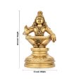 Ayyappan Statue - 8.5 Inch | Brass Statue  Ayyappan Idol for Pooja Cheap