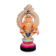 Ayyappan Paper Mache Golu Bommai - 15 x 8.5 Inches | Giri Golu Doll  Navaratri Golu Bomma Gombe Bommai Hot on Sale