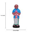 Ayyappan Irumudi Kettu Clay Golu Bommai Set - 7 x 3.5 Inches | Giri Golu Doll  Navaratri Golu Bomma Gombe Online now