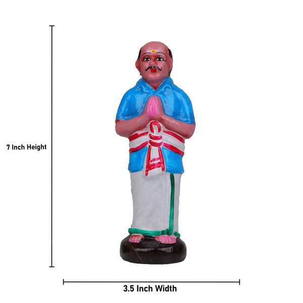 Ayyappan Irumudi Kettu Clay Golu Bommai Set - 7 x 3.5 Inches | Giri Golu Doll  Navaratri Golu Bomma Gombe Online now