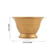 Brass Cup - 2 x 3 Inches 90 Gms | Brass Bowl  Brass Vessel  Small Brass Bowl for Pooja Supply