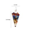 Crystal Stone Pendant  - Orgone Pendulam |  Crystal Dollar  Stone Locket for Men & Women Hot on Sale