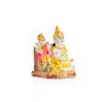 Laxmi Kuber Statue - 4 x 3 Inches White | Resin Lakshmi Kuber Idol  Laxmi Kuber Idol for Pooja Discount