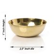 Brass Cup - 1 x 3.5 Inches | Sandal Bowl  Kumkum Bowl  Pooja Cup for Home  25 Gms Approx Online