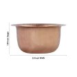 Copper Cup - 1.25 x 2.5 Inches | Puja Bowl  Copper Bowl  Chandan Bowl for Pooja  25 Gms Approx Online