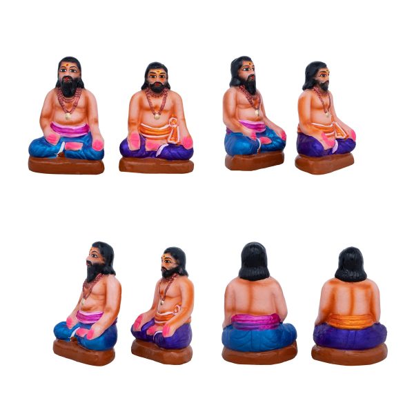 Ayyappan Clay Golu Bommai Set - 8 x 4.5 Inches | Giri Golu Doll  Navaratri Golu Bomma Gombe Bommai Online