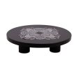 Wooden Manai Palagai - 1.25 x 5 Inches | Wooden Chowki  Round Shape Patla  Manakatti for Pooja  130 Gms Approx Discount