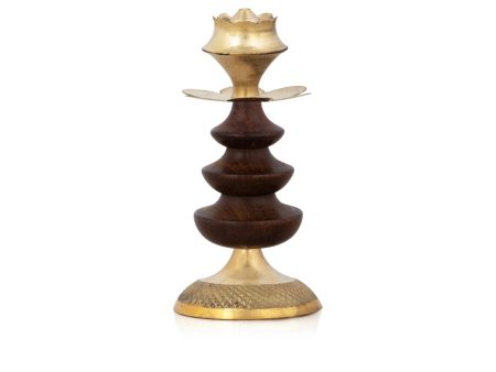 Agarbathi Stand - 4 x 2 Inches | Wooden Agarbatti Holder  Lotus Design Incense Stick Holder for Pooja on Sale