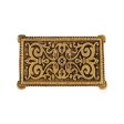 Chowki - 1 x 2.75 Inches | Antique Brass Bajot  Rectangle Shape Manai for Pooja  350 Gms Approx Discount