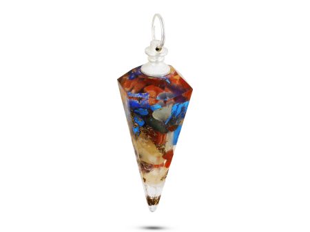 Crystal Stone Pendant  - Orgone Pendulam |  Crystal Dollar  Stone Locket for Men & Women Hot on Sale