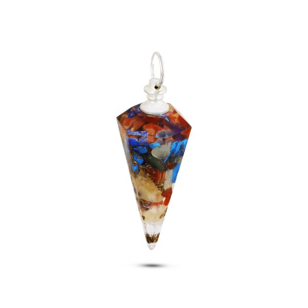 Crystal Stone Pendant  - Orgone Pendulam |  Crystal Dollar  Stone Locket for Men & Women Hot on Sale