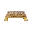 Chowki - 1 x 2.75 Inches | Antique Brass Bajot  Rectangle Shape Manai for Pooja  350 Gms Approx Discount