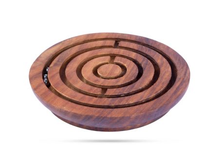 Maze Ball Game - 6 Inches | Round Wooden Maze Puzzle  Kids Toys for Young Adults Fashion