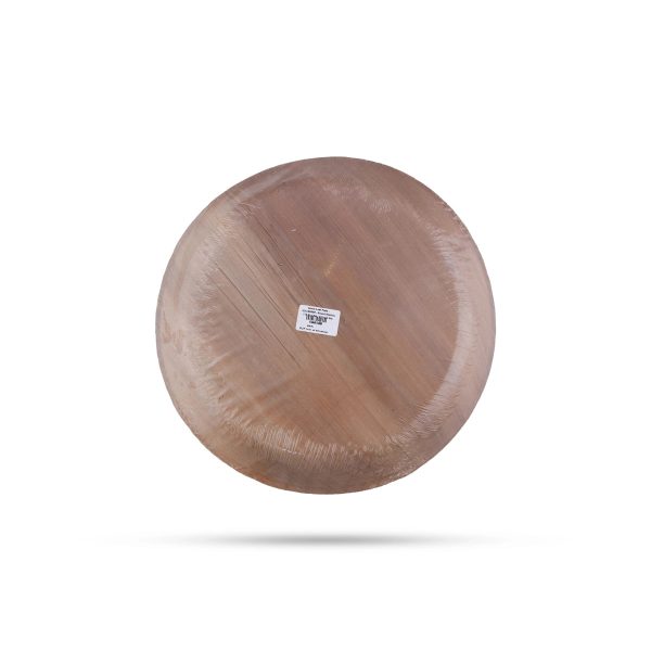 Areca Leaf Plate Set - 12 Inches | 10 Pcs  Round Shape Areca Palm Plates  Disposable Plate for Temple Online now