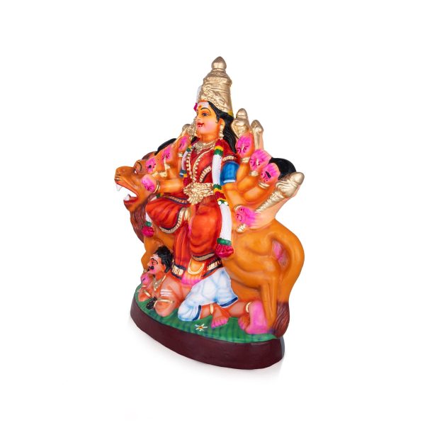 Durga Paper Mache Golu Bommai - 18 x 12 Inches | Giri Golu Doll  Navaratri Golu Bomma Gombe Bommai For Sale