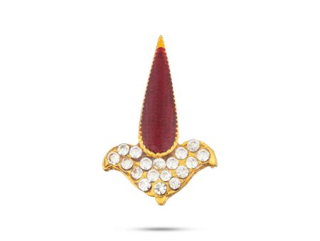 Stone Pottu - 1 x 1 Inch | Goddess Bindi  Tilak Stone for Deity on Sale