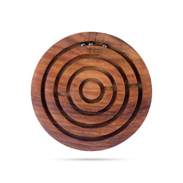 Maze Ball Game - 6 Inches | Round Wooden Maze Puzzle  Kids Toys for Young Adults Fashion