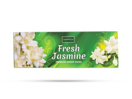 Nandita Fresh Jasmine Premium Dhoop Sticks | Dhoop Batti  Sambrani Dhoop for Pooja Online Hot Sale