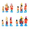 Prahlada Pattabhishekam Clay Golu Bommai Set - 8 x 10 Inches | Giri Golu Doll  Navaratri Golu Bomma Gombe Bommai Cheap