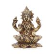 Laxmi Idol - 3.5 x 2 Inches | Antique Brass Idol  Lakshmi Idol for Pooja  420 Gms Approx Online now