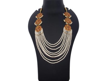 Kemp Moti Haram - 10 Inches | 7 Line Moti Necklace  Kemp Jewellery for Dance Fashion