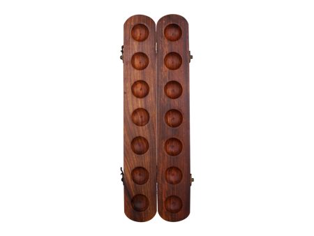 Pallanghuzi With Double Lock - 2 x 18 Inches | Traditional Games  Mancala Game  Wooden Board Game for Kids For Sale