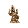 Lakshmi Idol - 2 x 1.5 Inches | Antique Brass Idol  Lakshmi Murti  Laxmi Idol for Pooja  95 Gms Approx Cheap