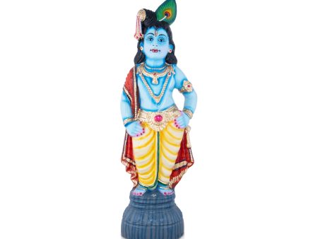 Vittoba Krishna Paper Mache Golu Bommai - 24 x 8 Inches | Giri Golu Doll  Navaratri Golu Bomma Gombe Bommai Supply