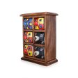 Almirah with 6 Drawer - 10 x 7 Inches | Mini Wooden Box  Storage Box for Home  2.400 Kgs Approx Supply