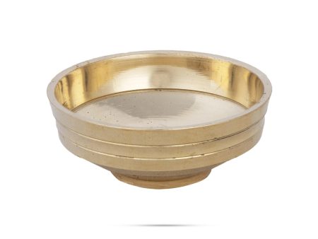 Flower Pot - 1 x 2 Inches | Brass Urli  Uruli for Living Room  40 Gms Approx Hot on Sale