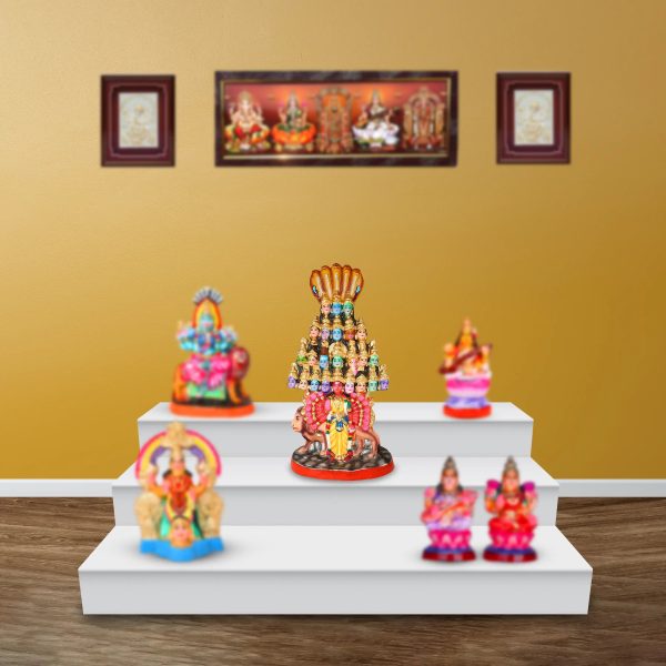 Nava Vishwaroopam Clay Golu Bommai - 18 Inches | Giri Golu Doll  Navaratri Golu Bomma Gombe Bommai Online Hot Sale