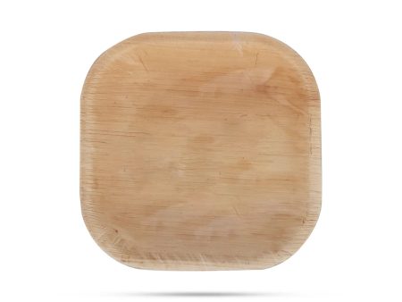 Areca Leaf Plate - 10 Pcs Set - Square Bowl - 5x5 Inch Cheap