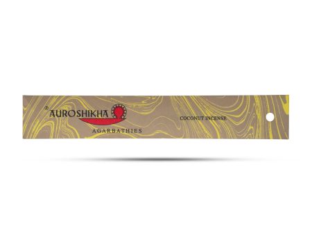 Auroshikha Coconut Incense Sticks - 10 Gms | Agarbathi  Agarbatti for Pooja Fashion