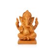 Ganesh Statue - 8 x 5.5 Inches | Wooden Statue  Vinayaka Idol   Ganesh Idol for Pooja Hot on Sale