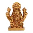 Laxmi Murti  - 1.5 x 1.5 Inches |  Brass Idol  Lakshmi Idol  Lakshmi Murti  Lakshmi Statue for Pooja Sale