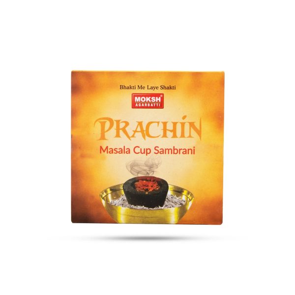 Moksh Prachin Masala Cup Sambrani - 12 Pcs | Dhoop Sticks  Sambrani Dhoop  Dhoop Batti for Pooja Sale