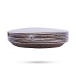 Areca Leaf Plate Set - 12 Inches | 10 Pcs  Round Shape Areca Palm Plates  Disposable Plate for Temple  830 Gms Online