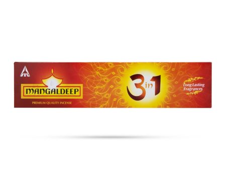 Mangaldeep Premium Quality Incense Sticks - 102 Gms | 3 In 1  Agarbatti  Agarbathi for Pooja For Cheap