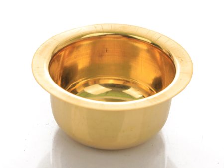 Brass Bowl - 1.5 x 3.5 Inches | Brass Cup  Pooja Bowl for Home  30 Gms Approx Supply